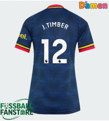 Arsenal Jurrien Timber #12 Replik Auswärtstrikot Damen 2026-27 Kurzarm